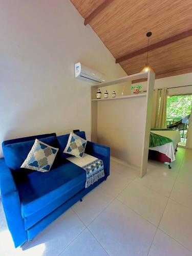 Ruang duduk di Solar Água Apartaments