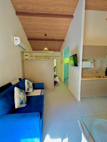 Ruang duduk di Solar Água Apartaments
