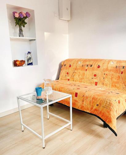 Ruang duduk di HORIZON Appartement