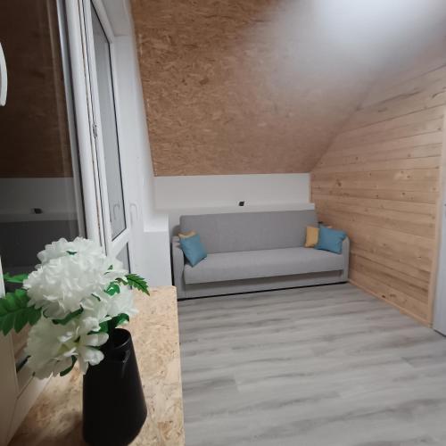 Posezení v ubytování Mazury Apart