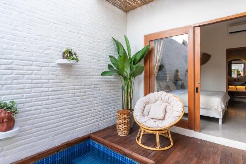 Ένα ή περισσότερα κρεβάτια σε δωμάτιο στο Senna Villa - 2BR with Private Pool