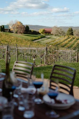 Un paisaje natural cerca of the country house