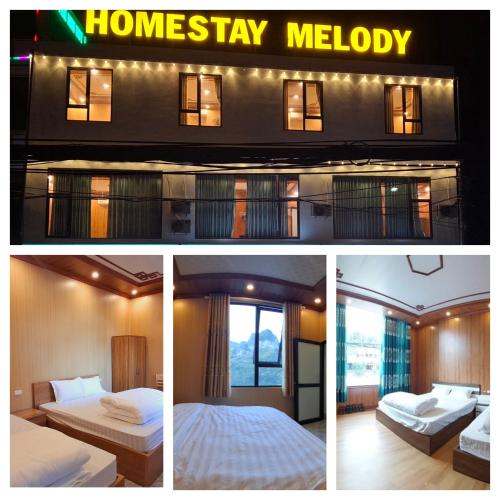 Katil atau katil-katil dalam bilik di Melody Homestay