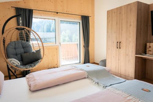 Rúm í herbergi á Nagelehof Apartment Bendelstein