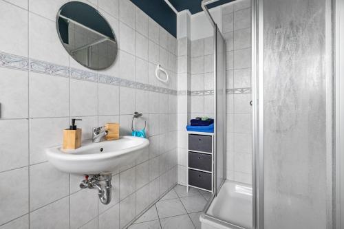 Ένα μπάνιο στο Gästezimmer mitten in Mittelangeln