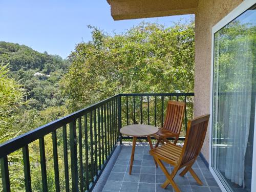 Un balcón o terraza de The Violet Thekkady
