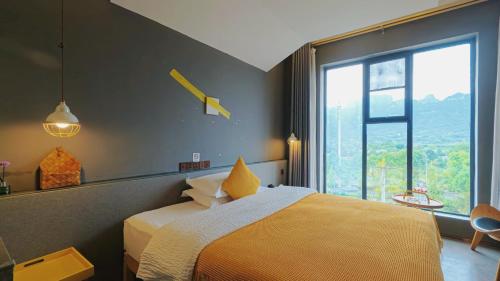 Cama o camas de una habitación en Dao Bian Inn