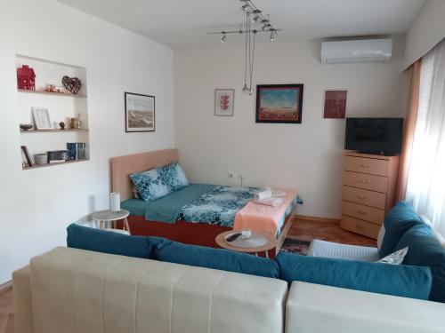 Posezení v ubytování Fina Apartman