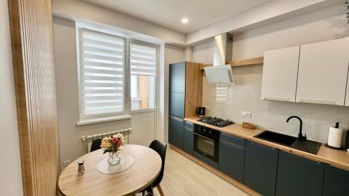 Køkken eller tekøkken på Inna Apartment