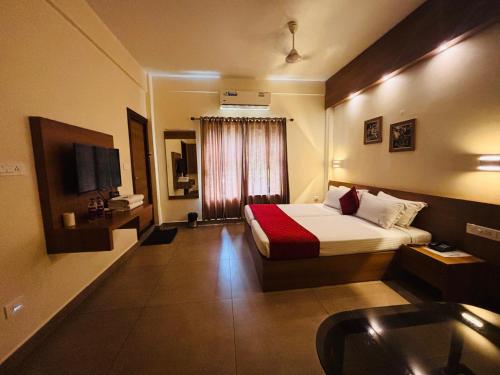 Maharani Hotelにあるベッド