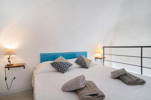 Letto o letti in una camera di Loft nel Centro di Alassio