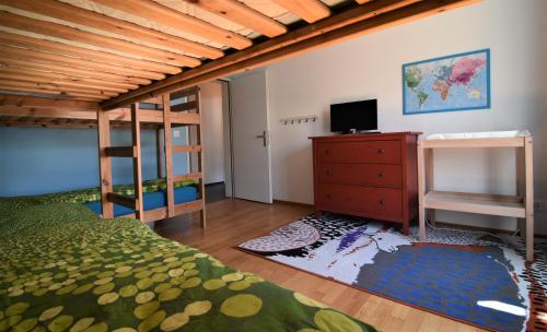 Ein Bett oder Betten in einem Zimmer der Unterkunft Sandeilas 10