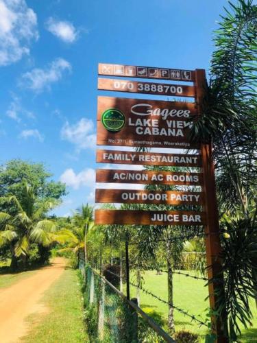 Certifikát, hodnocení, plakát nebo jiný dokument vystavený v ubytování Gagees lake view cabana
