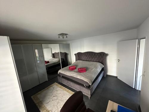 Postel nebo postele na pokoji v ubytování V.I.P Appartement