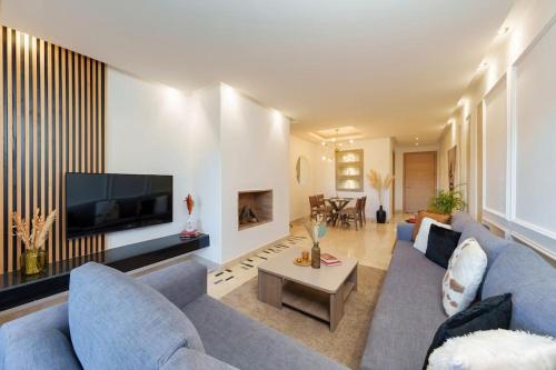 Χώρος καθιστικού στο Alma Prestigia Appartments