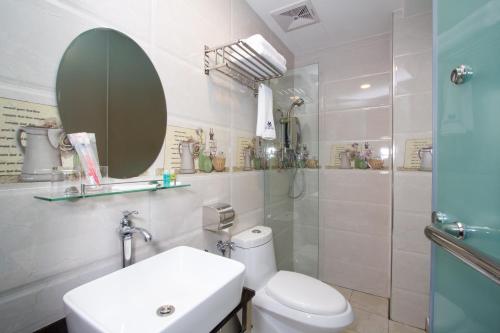 Koupelna v ubytování Elmark Hotel Johor