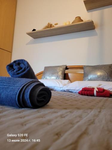 Postel nebo postele na pokoji v ubytování Flat lemon
