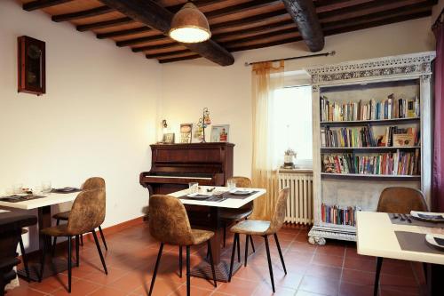 Knihovna v bed and breakfast