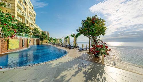 Πισίνα στο ή κοντά στο 1BD Ap In La Mer Complex Private Beach And Pool