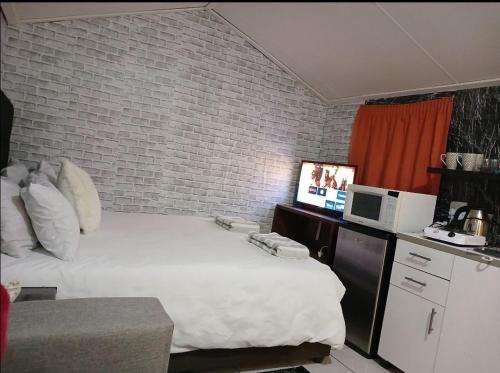 Dapur atau dapur kecil di Mimis Cozy Cabin