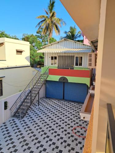 Μπαλκόνι ή βεράντα στο 3B2HK Orange Homestay - near Big Temple