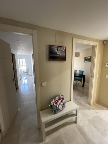 Χώρος καθιστικού στο Home in Alcaidesa - sea & golf view with swimming pool