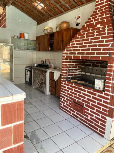 Dapur atau dapur kecil di Paraíso dos Oliveiras - Ponta de Pedras