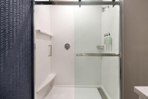 a shower with a glass door in a bathroom at Fairfield by Marriott Inn & Suites Montrose in Montrose