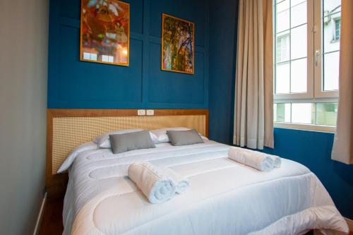 Voodi või voodid majutusasutuse Hotel Boutique Ayni toas