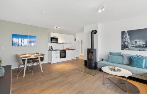 Kuchyň nebo kuchyňský kout v ubytování Schanzenblick