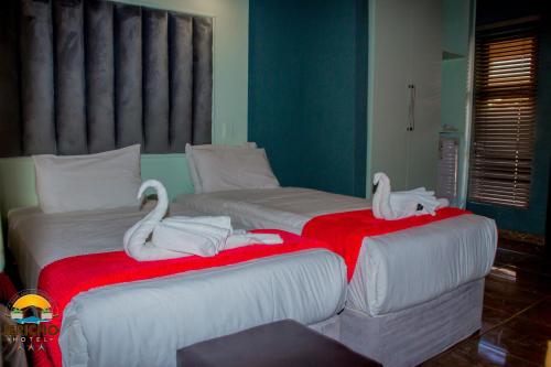Jericho Hotel and Conferencesにあるベッド