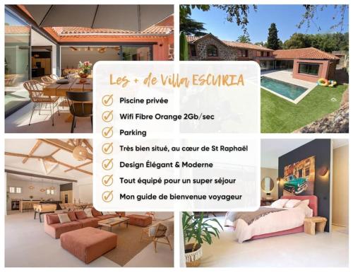Villa ESCURIA 4étoiles - 300 m2 - Piscine - 5 chambres