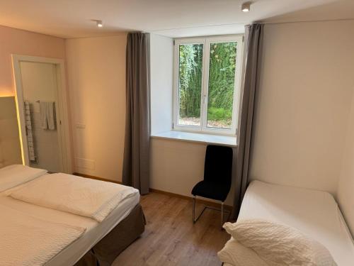 Postel nebo postele na pokoji v ubytování Lindenhof Residence Meran