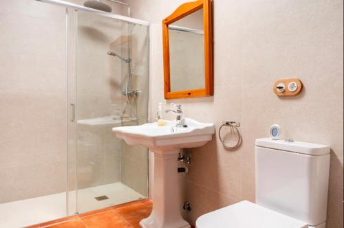 Koupelna v ubytování Casa del Ermitaño