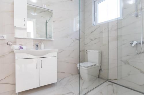 Koupelna v ubytování Villa Hanna Apartments