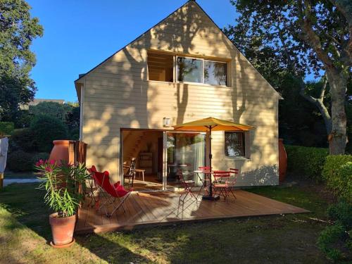 Chalet Cormoran, face à l'océan