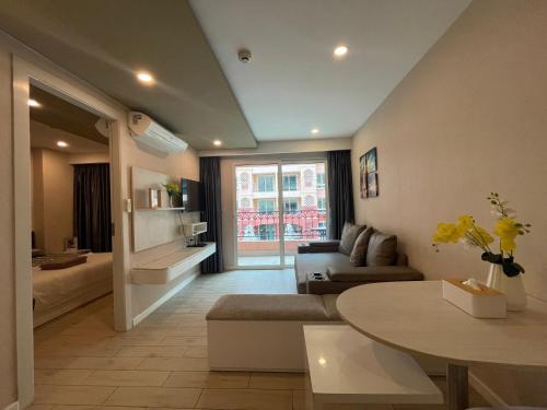 Et opholdsområde på Seven Seas Resort Jomtien Pattaya