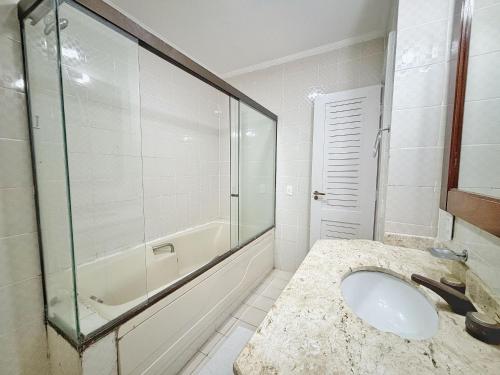 Ένα μπάνιο στο ENB | Flat para até 3 pp no Centro de SBC