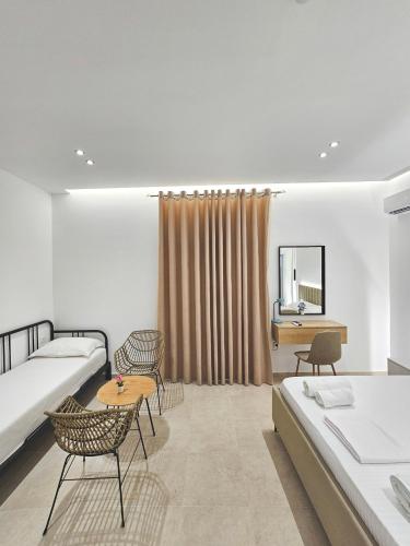 Ένα ή περισσότερα κρεβάτια σε δωμάτιο στο Premium Pirali Stay with Free Parking