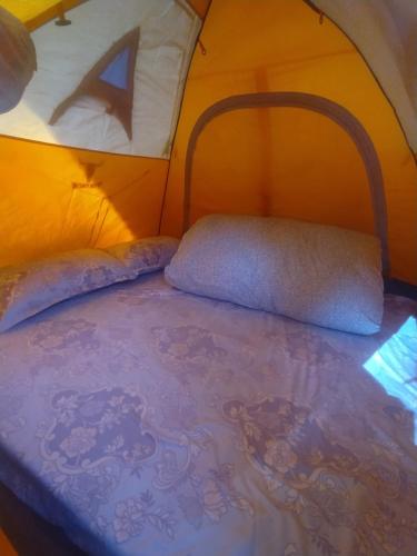 Postel nebo postele na pokoji v ubytování Bajra Hill