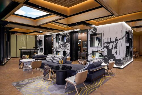 Posezení v ubytování Renaissance Beijing Haidian Hotel