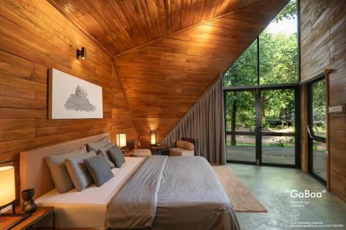 Postel nebo postele na pokoji v ubytování Gabaa Resort & Spa - Habarana