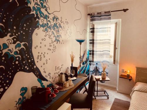 Posezení v ubytování Echoes room 20 minuti dal centro di Firenze