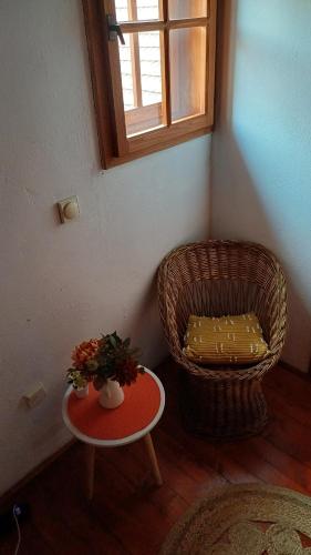Ein Sitzbereich in der Unterkunft Kuća Perućac