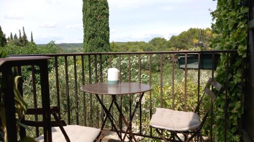 Un balcón o terraza en La Sapiniére -chambres climatisées