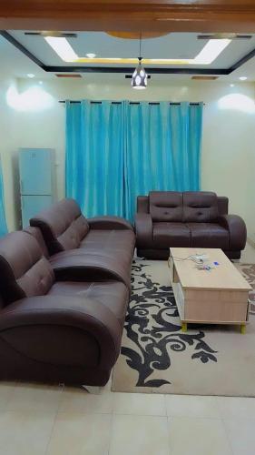 Χώρος καθιστικού στο Appartement meublé