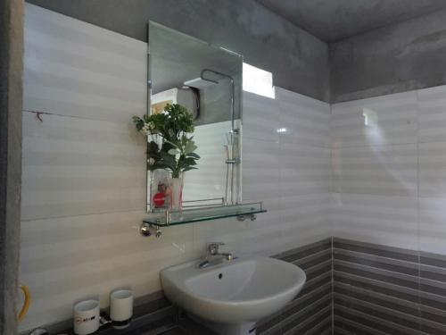 Et badeværelse på Suoi Hoa Villa Homestay