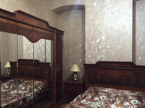 Krevet ili kreveti u jedinici u objektu Apartment Na Magomayeva 29