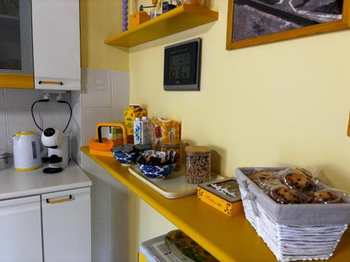 Køkken eller tekøkken på La Villa dei Nonni