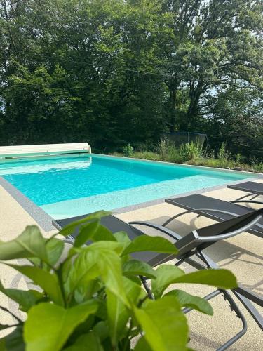 Gîte Corrézien 3 pers. Piscine chauffée